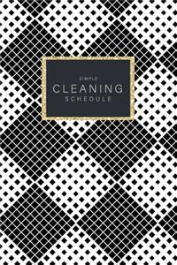 Simple cleaning schedule
