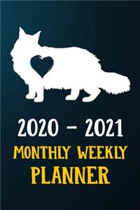 2020 2021 Monthly Weekly Planner