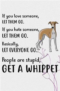 Get A Whippet Notebook Journal