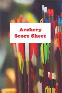 Archery Score Sheet