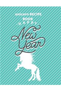 recipe book gift unicorn