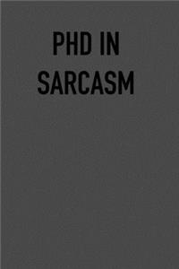 PHd IN SARCASM