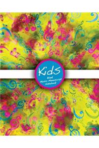 Kids Blank Music Manuscript Notebook