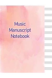 Music Manuscript Notebook
