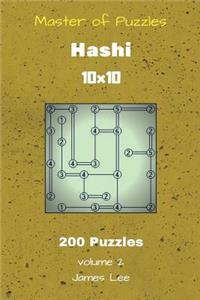 Master of Puzzles - Hashi 200 Puzzles 10x10 vol. 2