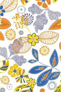 Retro Flower Leaf Journal