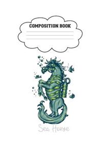 Sea Horse Composition Book