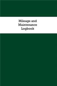 Mileage and Maintenance Logbook