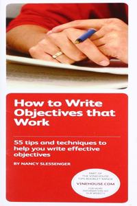 How to Write Objectives That Work