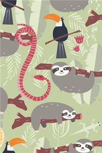 Jungle Sloth Notebook
