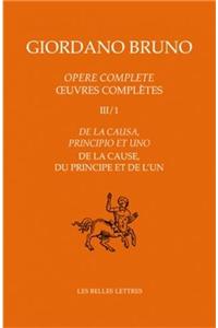 Opere Complete / Oeuvres Completes III/1