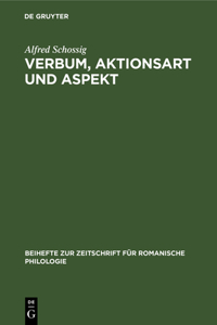 Verbum, Aktionsart Und Aspekt