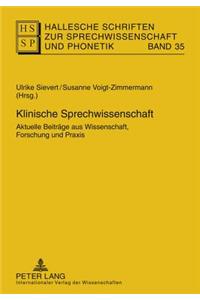 Klinische Sprechwissenschaft