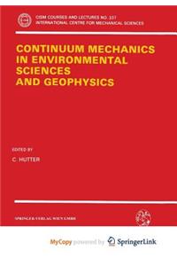 Continuum Mechanics in Environmental Sciences and Geophysics