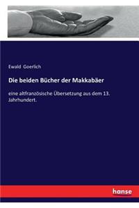 beiden Bücher der Makkabäer