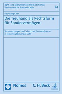 Die Treuhand ALS Rechtsform Fur Sondervermogen