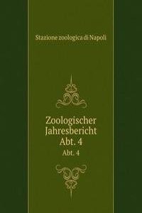 Zoologischer Jahresbericht