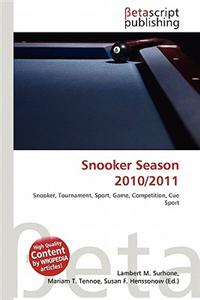 Snooker Season 2010/2011