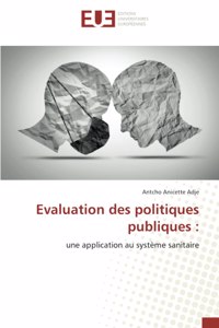 Evaluation des politiques publiques