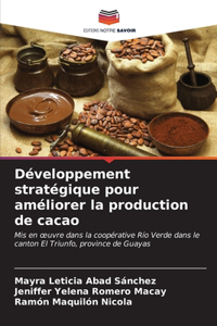 Développement stratégique pour améliorer la production de cacao