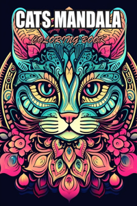Cats Mandala Coloring Book
