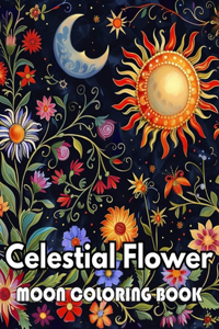 Celestial Flower Moon Coloring Book