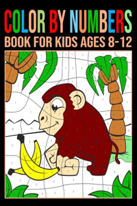 Color by Numbers Book for Kids Ages 8-12