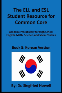 Korean ELL and ESL Student Resource for Common Core