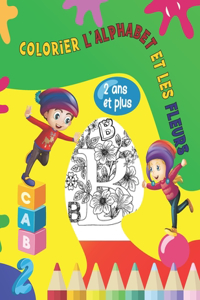 Colorier l'Alphabet et les Fleurs