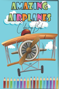 Amazing Airplanes Coloring Book