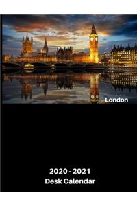 London 2020 - 2021 Desk Calendar