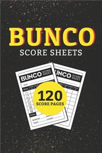 Bunco Score Sheets