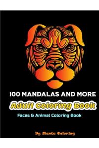 100 Mandalas And More Adut Coloring Book