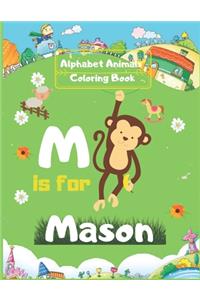 Alphabet Animals Coloring Book