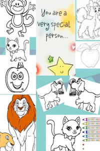 you are special person coloring book: for kids 8.5*11 60 page