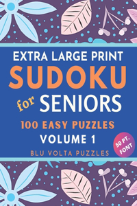 Extra Large Print Sudoku for Seniors