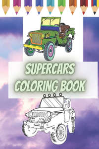 Supercars Coloring Book