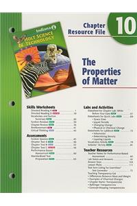 Indiana Holt Science & Technology Chapter 10 Resource File: The Properties of Matter: Grade 6