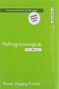 Mylab Programming with Pearson Etext Access Code for Absolute Java