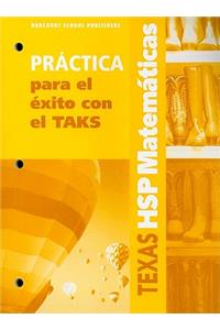Texas Hsp Matematicas Practica Para El Exito Con El TAKS, Grado 2
