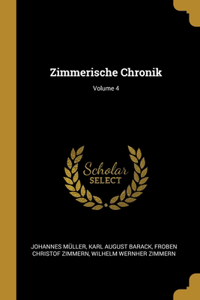 Zimmerische Chronik; Volume 4