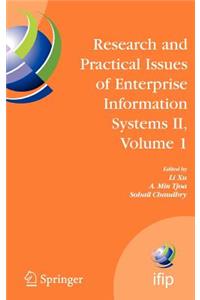 Research and Practical Issues of Enterprise Information Systems II Volume 1