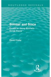 Simmel and Since (Routledge Revivals)