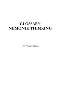 Glossary Nemonik Thinking