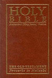 NRSV Giant Print Edition Hardback Burgundy Imitation Leather NR480: Volume 3, Proverbs-Malachi: New Revised Standard Version Giant Print Bible v.3