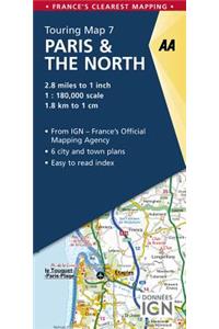 Paris & the North Touring Map