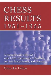 Chess Results, 1951-1955