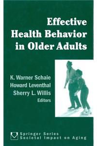 Effective Health Behavior in Older Adults