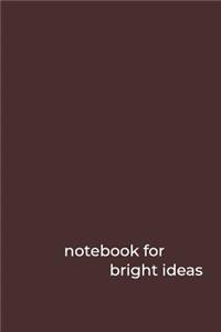 Notebook for Ideas