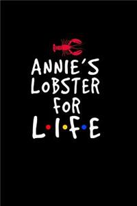 Annie's lobster for life: Notebook Journal Diary 110 Lined pages